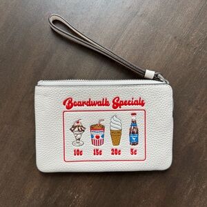 Coach Boardwalk Special Ice Cream Wristlet - NWT - Cream Leather